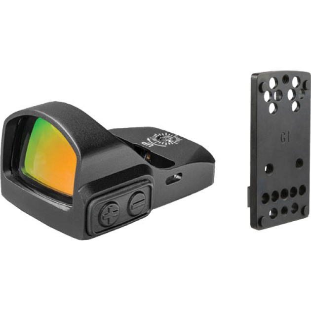 TRUGLO RED-DOT MICRO TRU-TEC - 3MOA DOT DCTR MNT BLK FOR GLK