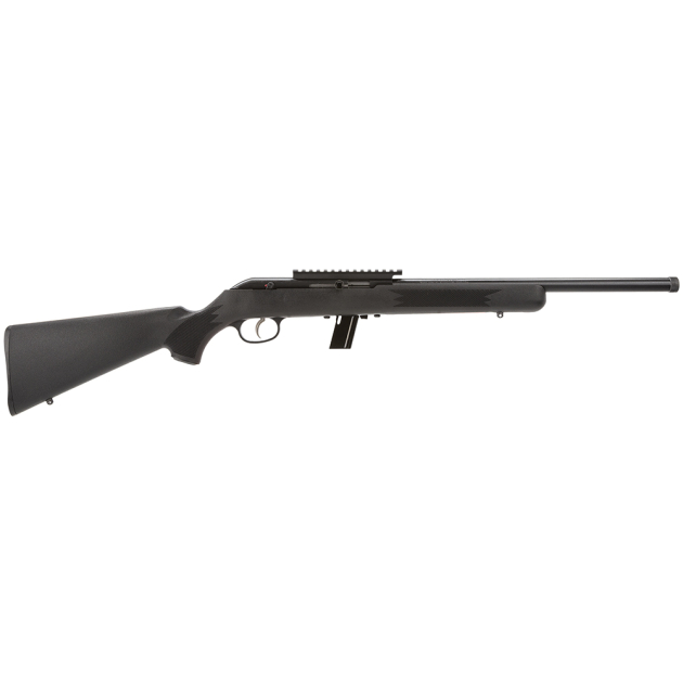 Savage Arms 45110 64 FV-SR 22 LR Caliber with 10+1 Capacity, 16.50" Threaded/Heavy Barrel, Matte Blued Metal Finish, Matte Black Synthetic Stock & Picatinny Rail Right Hand (Full Size)
