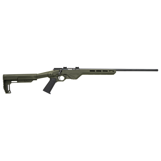 Citadel CIT22WMBLTODG Trakr  22 WMR 5+1 18" Blued Steel Barrel & Receiver, OD Green Synthetic Stock