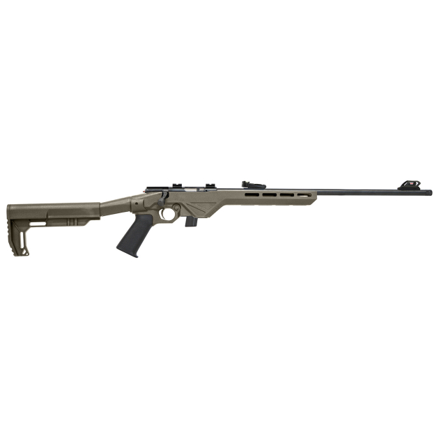 Citadel CIT22LRBLTFDE Trakr  22 LR 10+1 18" Blued Steel Barrel & Receiver, Flat Dark Earth Synthetic Stock