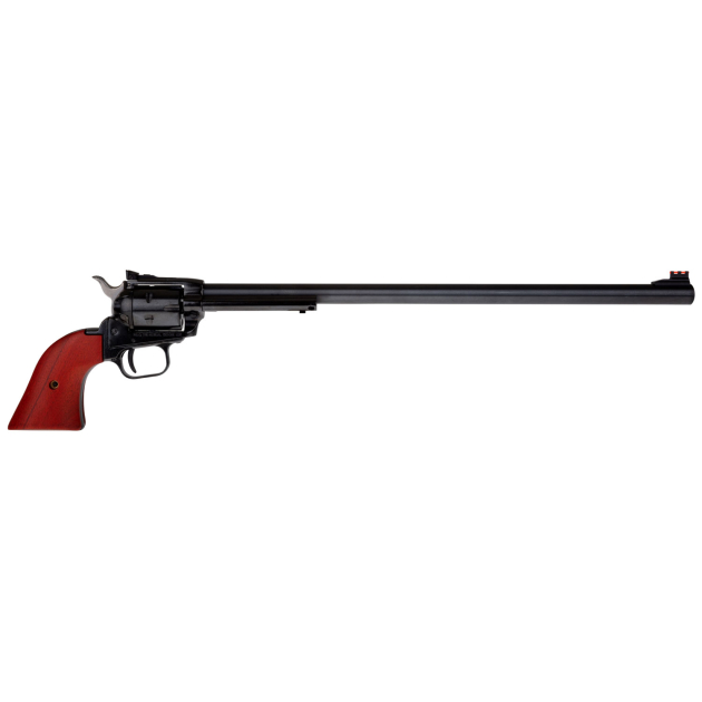 Heritage Mfg RR22B16AS Rough Rider  22 LR 6 Shot, 16" Black Steel Barrel, Black Zinc Alloy Frame, Black Cylinder, Cocobolo Grip, Hammer/Thumb Safety, Exposed Hammer