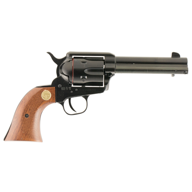 Chiappa Firearms 340053 SAA 1873  Medium Frame 22 LR 6 Shot, 4.75" Blued Steel Barrel, Blued Steel Frame, Blued Cylinder, Wood Grip, Exposed Hammer
