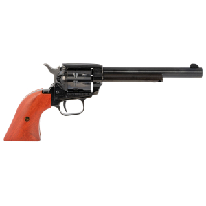 Heritage Mfg RR22999MB6 Rough Rider  22 LR 22 WMR 9 Shot, 6.50" Black Steel Barrel, Black Zinc Alloy Frame, Black Cylinder, Cocobolo Grip, Hammer/Thumb Safety, Exposed Hammer