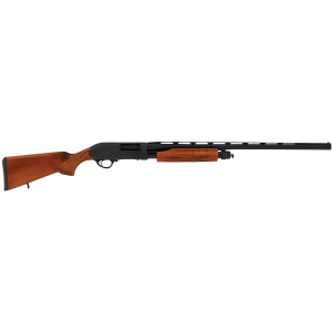 Hatsan USA HEWS122805W2 Escort WS  Full Size 12 Gauge Pump 3" 4+1 28" Black Chrome Vent Rib Barrel, Black Anodized Grooved Aluminum Receiver, Adjustable Turkish Walnut Stock