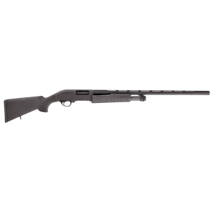 Escort HEFH20280501 Field Hunter  Full Size 20 Gauge Pump 3" 4+1 28" Black Chrome Vent Rib Barrel, Black Anodized Grooved Aluminum Receiver, Fixed Black Synthetic Stock, Right Hand