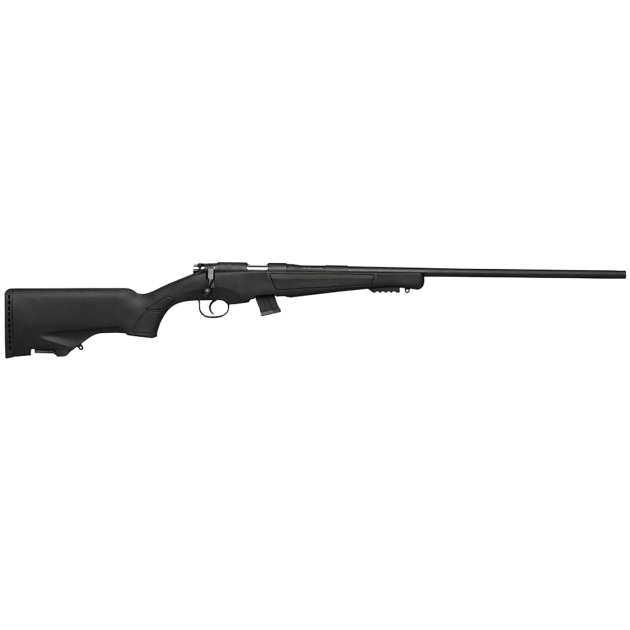 Escort HE22LR1802BK Escort  22 LR 10+1 18" Black Threaded Barrel, Black Grooved Steel Receiver, Black Synthetic Fixed Stock