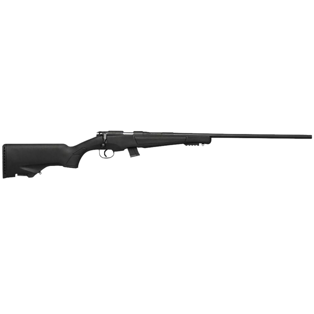 Escort HE22LR2502BK Escort  22 LR 10+1 25" Black Threaded Barrel, Black Grooved Steel Receiver, Black Synthetic Fixed Stock