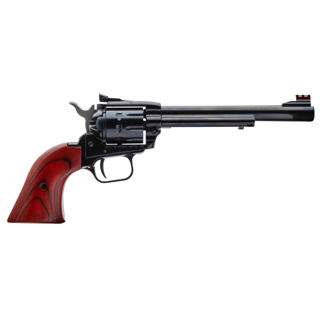 Heritage Mfg RR22999MB6AS Rough Rider  22 LR 22 WMR 9 Shot, 6.50" Black Steel Barrel, Black Zinc Alloy Frame, Black Cylinder, Cocobolo Grip, Hammer/Thumb Safety, Exposed Hammer