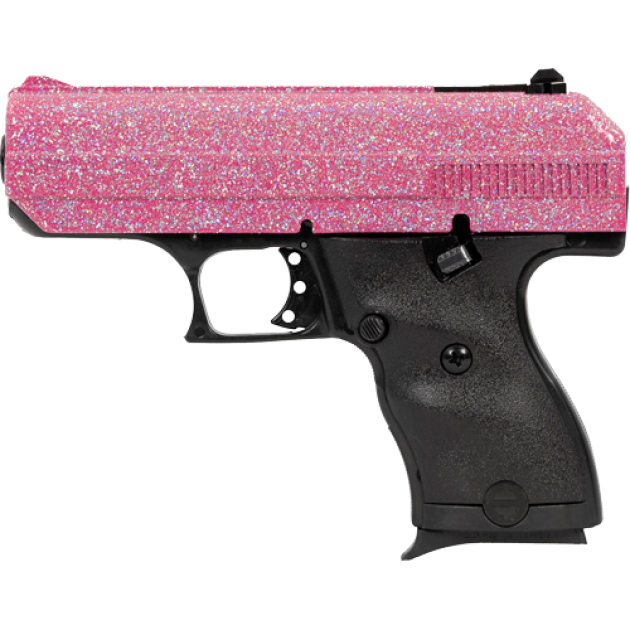 HI-POINT PISTOL C9 9MM COMPACT - 3.5" 8SH PINK SPARKLE SLIDE