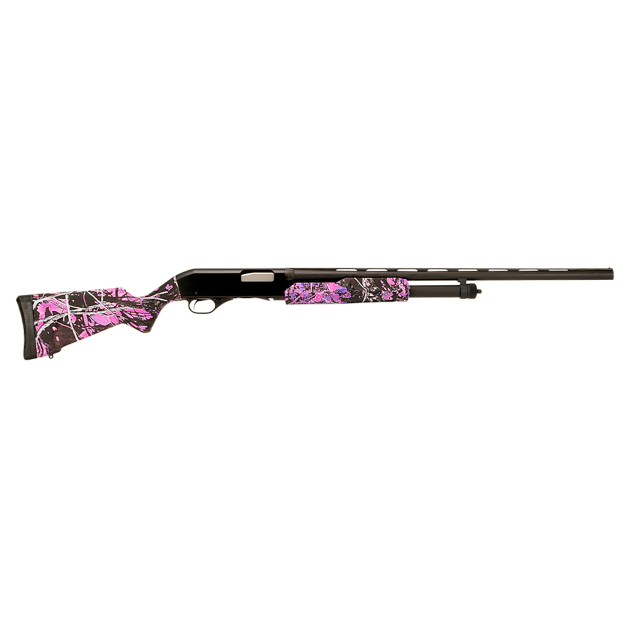Stevens 22561 320 Field Compact 20 Gauge 3" 5+1 22" Matte Black Vent Rib Barrel, Matte Black carbon Steel Receiver, Muddy Girl Stock Includes Modified Choke Tube
