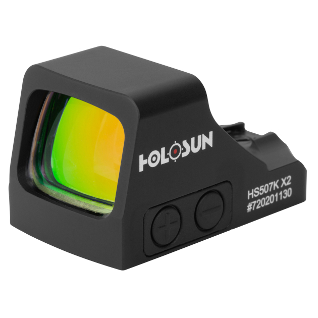Holosun HS507KX2 507  Black Anodized 1 x 0.58" x 0.77" 2 MOA red Dot/32 MOA Circle Multi Reticle