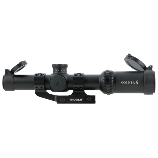 TruGlo TG8516TLR Omnia Tactical Black Anodized 1-6x24mm 30mm Tube Illuminated APTR Reticle