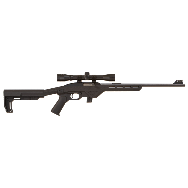 Citadel CIT22LRBMM Trakr  Full Size 22 LR 10+1 18" Blued Steel Barrel, Black Steel Receiver, Black Synthetic Stock, Nikko Stirling Mountmaster