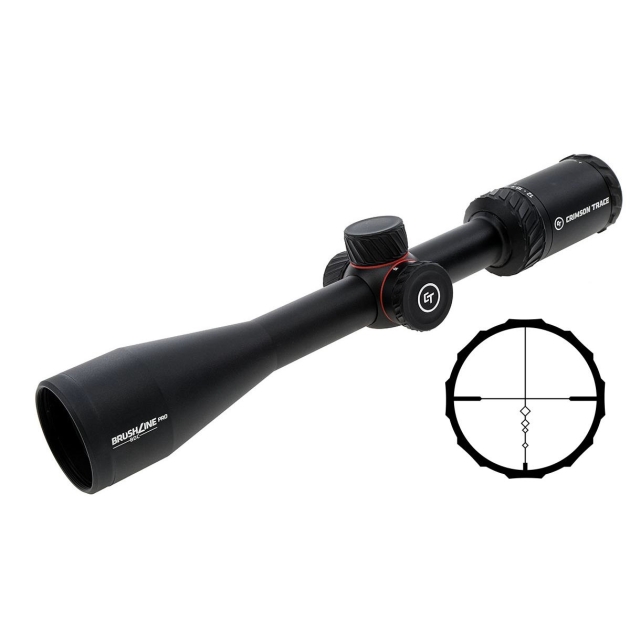 CRIMSON TRACE BRUSHLINE PRO 3-12X42 1" PRO