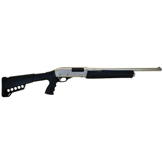 Citadel FRPAX1220NKL CDP Force Tactical Pump 12 Gauge 3+1 3" 20"  Silver Marinecote Barrel, Steel Receiver w/Silver Marinecote Finish, Synthetic Pistol Grip Stock