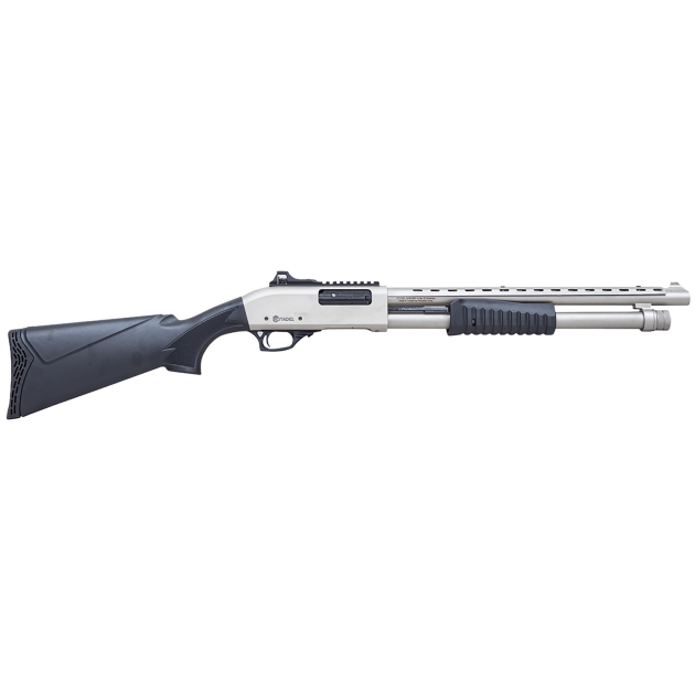 Citadel FRMN1220SYN Mariner  12 Gauge Pump 3" 4+1 18.50" Black Full Heat Shield Barrel, Black Picatinny Rail Steel Receiver, Fixed Black Synthetic Stock