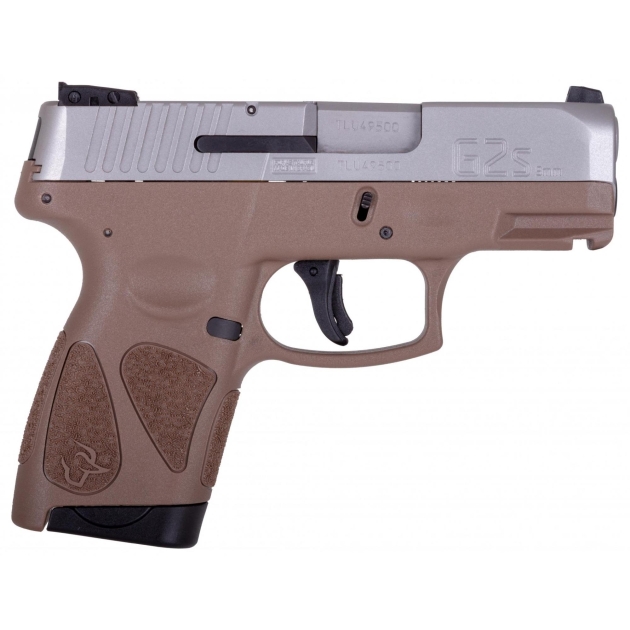 TAURUS G2S 9MM SS/BROWN 3.2" 7+1