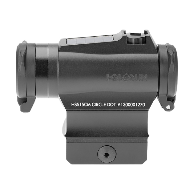 Holosun HS515CM 515  Black Anodized 1 x 20 mm 2 MOA Red Dot/65 MOA Circle Multi Reticle