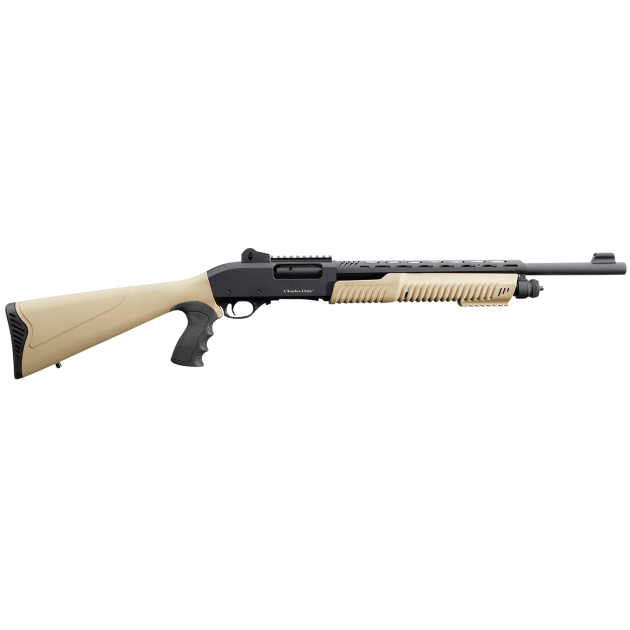 Charles Daly 930279 301  12 Gauge 3" 5+1 18.50" Barrel w/Heat Shield, Black Metal Finish,  Synthetic Flat Dark Earth Fixed Pistol Grip Stock & Forend, Auto Ejection, Includes 3 Choke Tubes