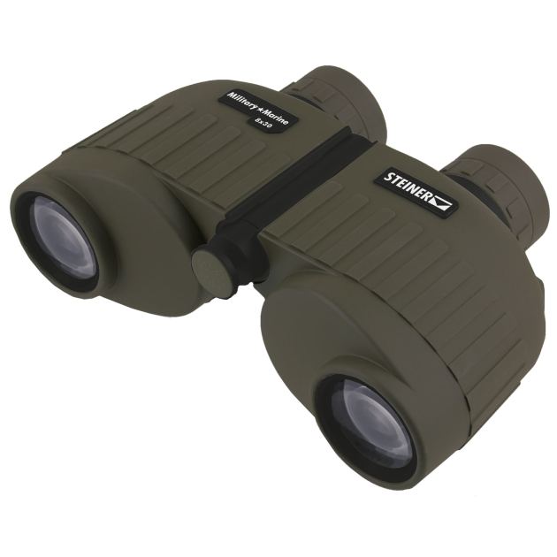 Steiner 2033 Military-Marine  8x30mm Porro Prism, Sports-Auto Focus, OD Green Makrolon w/Rubber Armor