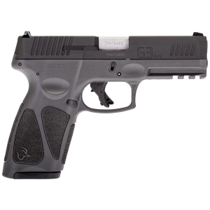 Taurus 1G3B941G15 G3  Full Size Frame 9mm Luger 15+1 4" Matte Stainless Steel Barrel, Matte Black Tenifer Cerakote Serrated Steel Slide, Gray Polymer Frame w/Picatinny Rail, Polymer Grip, Right Hand