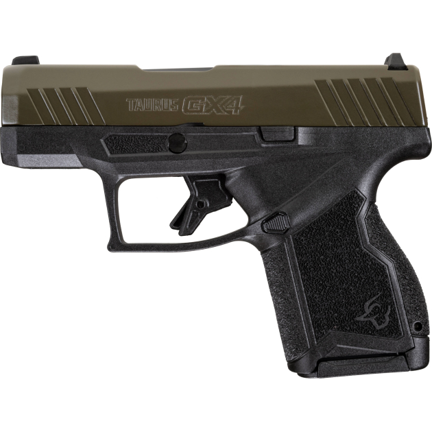 TAURUS GX4 9MM BLK/MS GREEN 3" 11+1