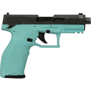 TAURUS TX-22 22LR 4.1" - ADJ. 16-SHOT  CYAN/BLK POLY