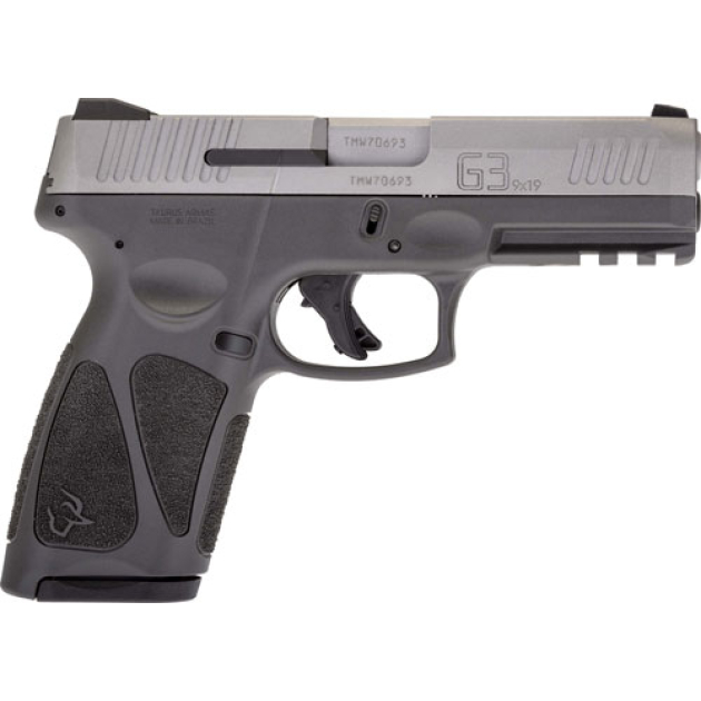TAURUS G3 9MM 17-SHOT 3-DOT - ADJ. GREY/SS POLYMER