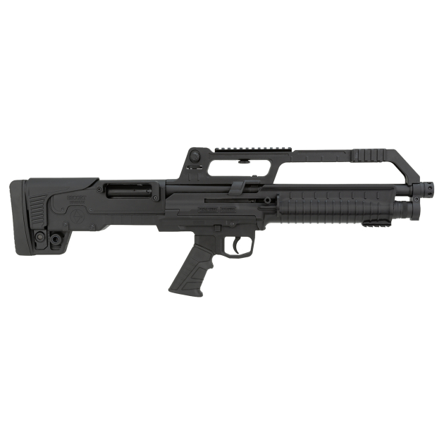 Escort HEBA12180001  BullTac 12 Gauge Semi-Auto 3" 5+1 18" Black Steel Barrel, Black Picatinny Rail Aluminum/Polymer Receiver, Bullpup w/Pistol Grip Synthetic Stock