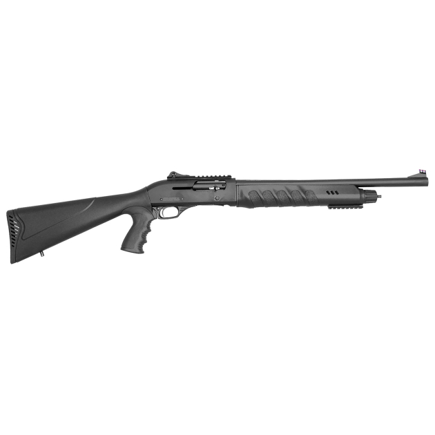 Rock Island X4 Tact LI-ON Full Size Frame 12 Gauge Semi-Auto 3" 4+1 18.50" Black Steel Barrel, Black Anodized Aluminum Receiver, Black Fixed w/Pistol Grip Synthetic Stock