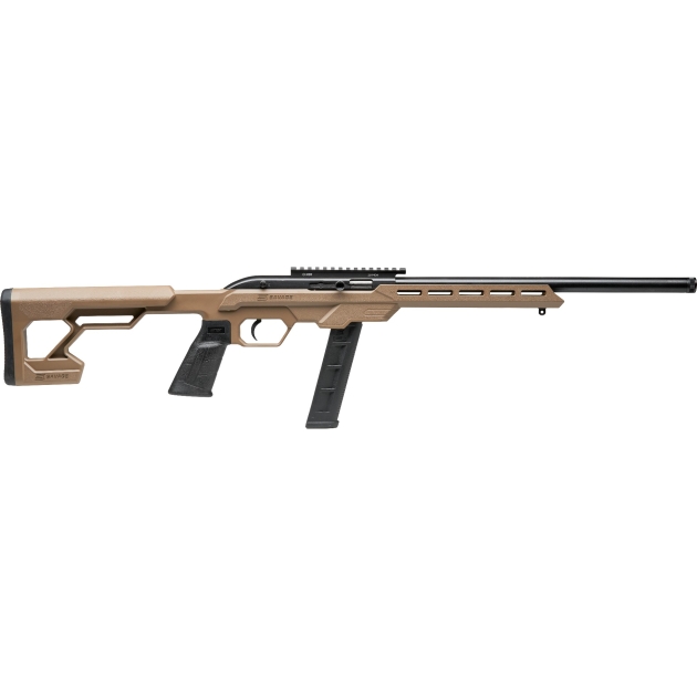 SAV 64 PREC 22LR SEMI 20RD FDE