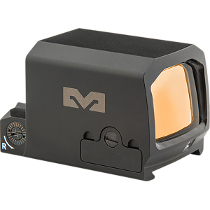 Meprolight USA 901141272 MPO PRO-F Black 1x, 3 MOA/33 MOA 3 MOA Red Dot/33 MOA Red Bullseye/Ring Multi Reticle Reticle