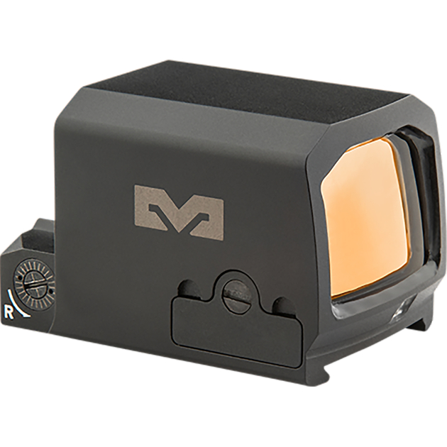 Meprolight USA 901141272 MPO PRO-F Black 1x, 3 MOA/33 MOA 3 MOA Red Dot/33 MOA Red Bullseye/Ring Multi Reticle Reticle