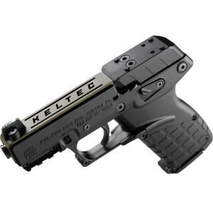 Kel-Tec P17BBLKORGRNS P17  Sports South Exclusive 22 LR 16+1 3.80" Black Steel Barrel, OD Green Optic Ready/Serrated Slide, Black Polymer Frame w/Picatinny Rail, Textured Grip