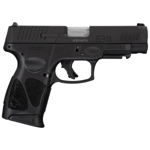 Taurus 1G3XLSR904110 G3XL  Compact Frame 9mm Luger 10+1 4" Matte Stainless Steel Barrel, Matte Black Tenifer Serrated Steel Slide, Black Polymer Frame w/Picatinny Rail, Black Polymer Grip