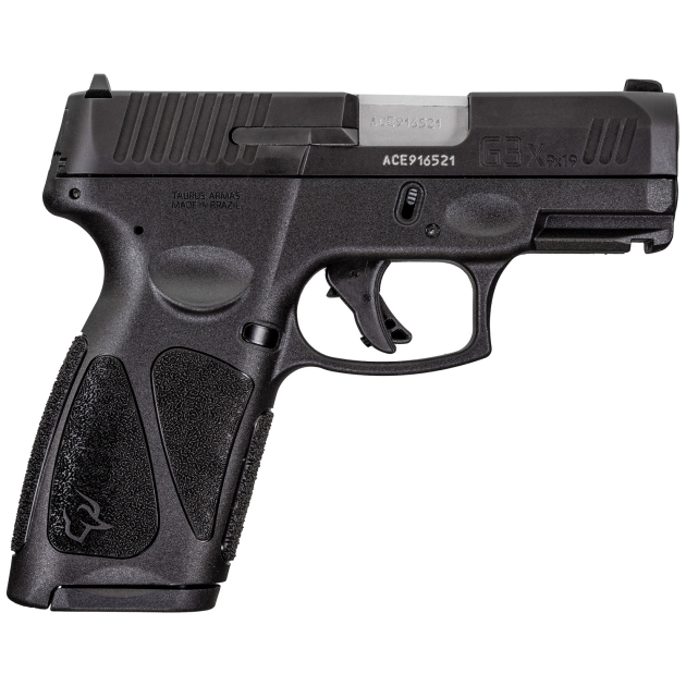 Taurus 1G3XSR903110 G3X  Full Size Frame 9mm Luger 10+1 3.26" Matte Stainless Steel Barrel, Matte Black Tenifer Serrated Steel Slide, Black Polymer Frame w/Picatinny Rail, Black Polymer Grip