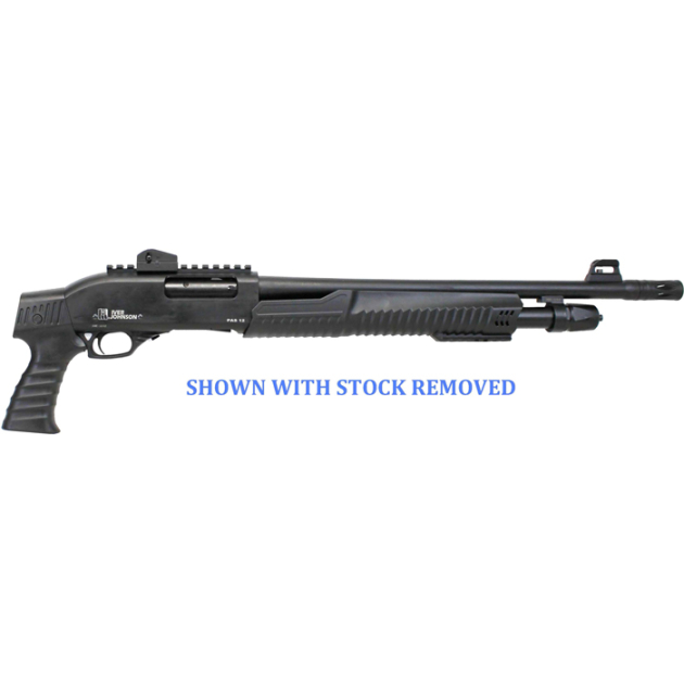 IVER JOHNSON PUMP 12GA 3" 18" - CYL BLUED QD PISTOL GRIP STOCK