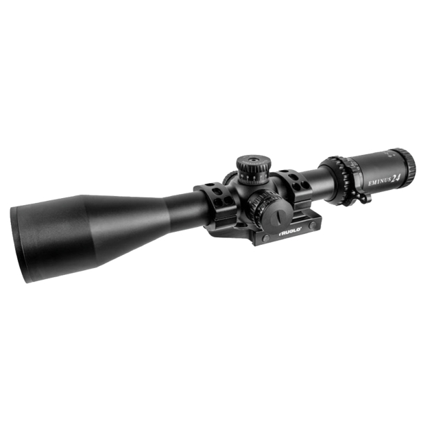 TruGlo TG-8562TLR Eminus  Black Anodized 6-24x50mm 30mm Tube Dual Illuminated (Green/Red)TacPlex MOA Reticle