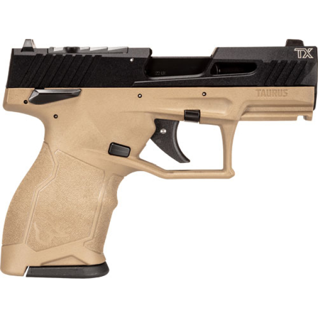 TAURUS TX-22 COMPACT 22LR 3.5" - ADJ. 10-SHOT  FDE POLYMER