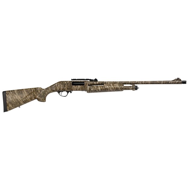 Escort HEFH1224TRBL Field Hunter Turkey Full Size 12 Gauge Pump 3" 4+1 24" Mossy Oak Bottomland Steel Barrel, Grooved Aluminum Receiver, Fixed Mossy Oak Bottomland Synthetic Stock, Right Hand