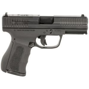 FMK FMKG49BSS G3  9mm Luger 14+1 4" Stainless Steel Barrel, Black Optic Cut/Serrated Carbon Steel Slide, Black Polymer Frame w/Picatinny Rail, Black Backstrap Grip