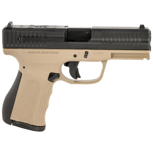 FMK FMKG49DE G3  9mm Luger 14+1 4" Stainless Steel Barrel, Black Optic Cut/Serrated Carbon Steel Slide Flat Dark Earth Polymer Frame w/Picatinny Rail, Black Backstrap Grip