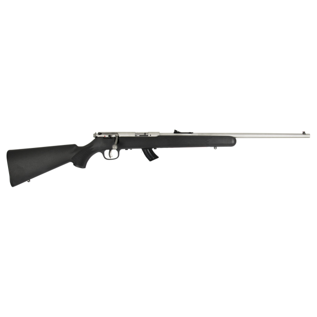 Savage Arms 24700 Mark II FSS 22 LR Caliber with 10+1 Capacity, 21" Barrel, Matte Stainless Metal Finish, Matte Black Synthetic Stock & AccuTrigger Right Hand (Full Size)