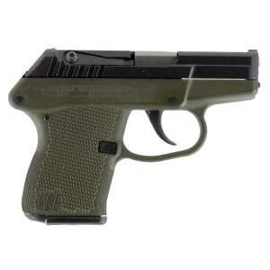 Kel-Tec P32BGRN P-32  32 ACP Caliber with 2.68" Barrel, 7+1 Capacity, Green Finish Aluminum Frame, Serrated Blued Steel Slide & Green Polymer Grip