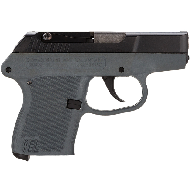 Kel-Tec P32BGRY P-32  32 ACP Caliber with 2.68" Barrel, 7+1 Capacity, Gray Finish Aluminum Frame, Serrated Blued Steel Slide & Gray Polymer Grip