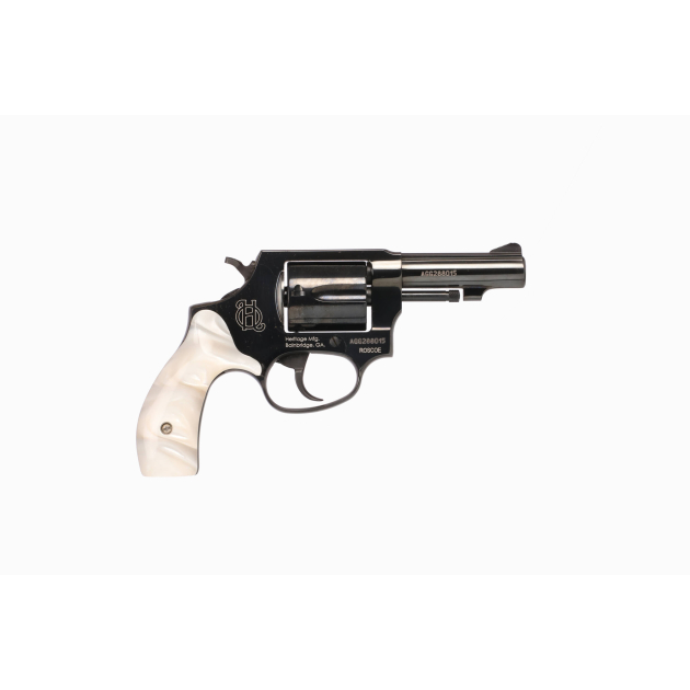 HERITAGE MANUFACTURING ROSCOE 38SPL BL/PEARL 3" 5RD
