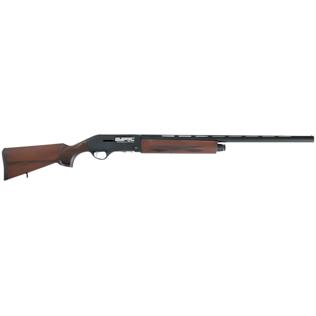 Escort HEAS202805W2 Escort WS  Full Size 20 Gauge Semi-Auto 3" 4+1 28" Black Chrome Vent Rib Barrel, Black Anodized Grooved Aluminum Receiver, Adjustable Turkish Walnut Stock