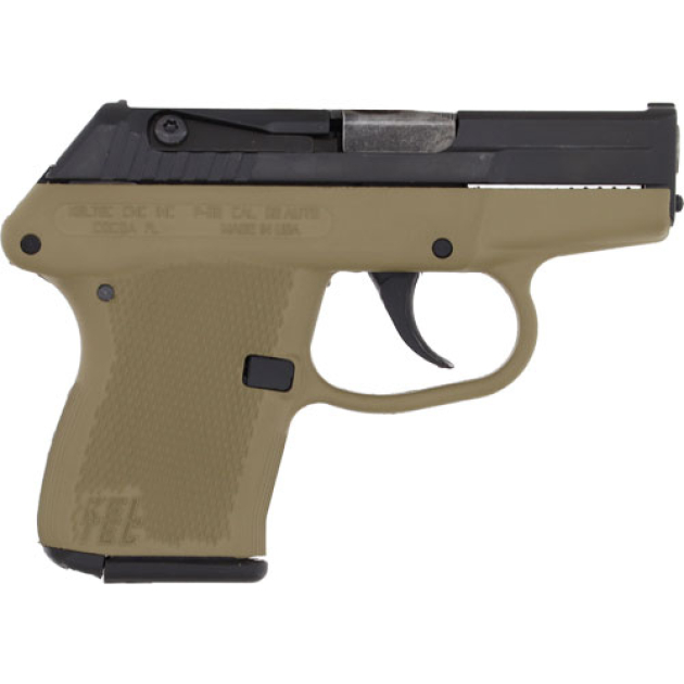 KEL-TEC P-32 32ACP DA FS - 7SH BLUED/TAN GRIP