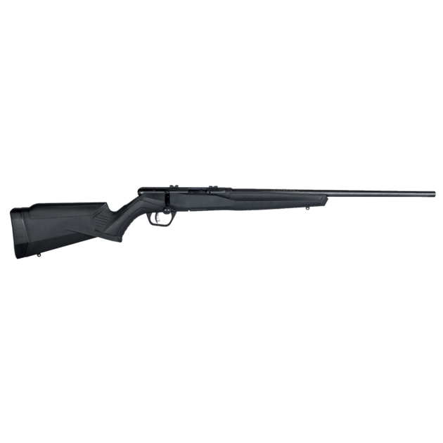 Savage Arms 70800 B17 F Bolt Action 17 HMR Caliber with 10+1 Capacity, 21" Barrel, Matte Blued Metal Finish & Matte Black Synthetic Stock Right Hand (Full Size)