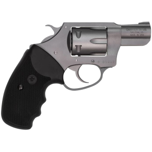 Charter Arms 72224 Pathfinder  Small 22 LR, 8 Shot 2" Stainless Steel Barrel  & Cylinder, Anodized Aluminum Frame w/Black Finger Grooved Rubber Grip, Exposed Hammer